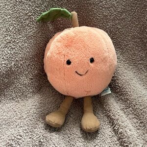 Jellycat peach 6 inch